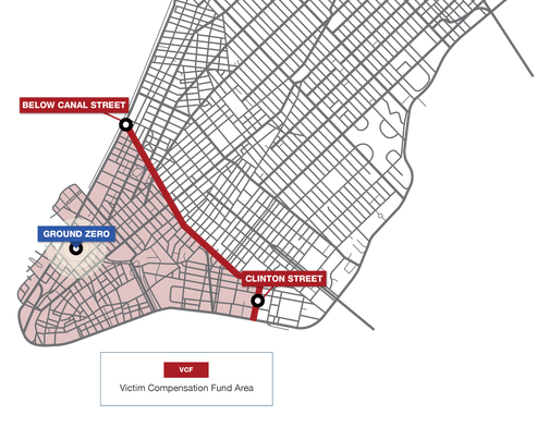 NYC Disaster Area and WTC Responder Eligibility Maps